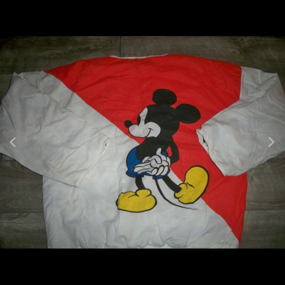Vtg Mickey Mouse Face Pullover Sweatshirt Large - Picture 8 of 9